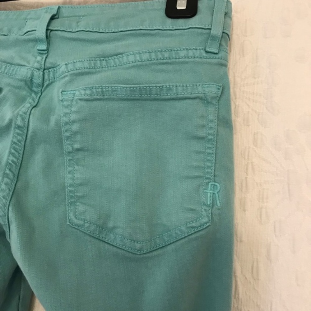 Rich & Skinny Turquoise Mint skinny jeans size 27 - Picture 4 of 8